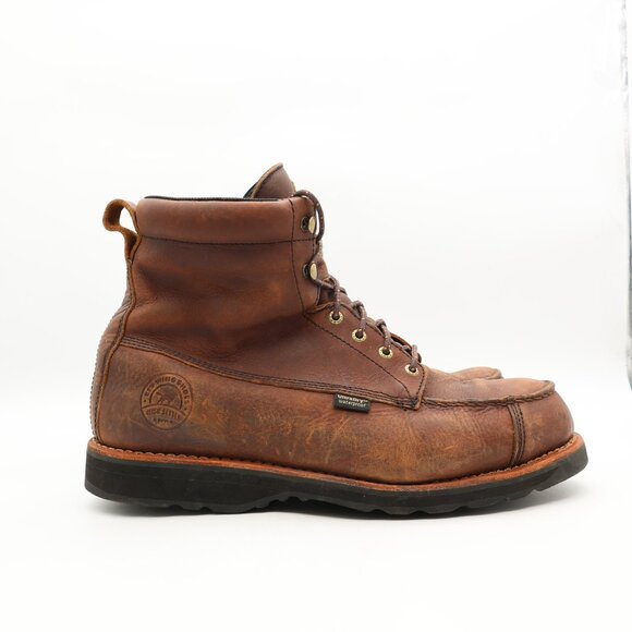 Irish Setter Other - Red Wing Irish Setter Hunt 807 Men's 14 D Moc Soft Toe Work Boots Brown Leather